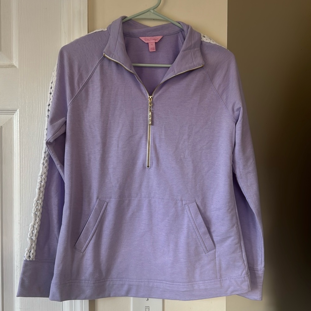 Lilly Pulitzer lace sweatshirt
